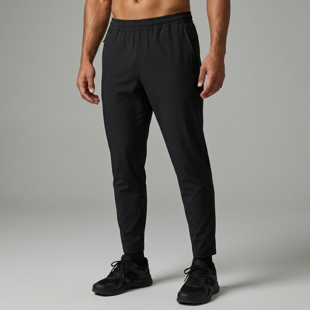 WESTERN RISE Mens L Black Technical‎ Sportswear Performance Travel Pants Jogger